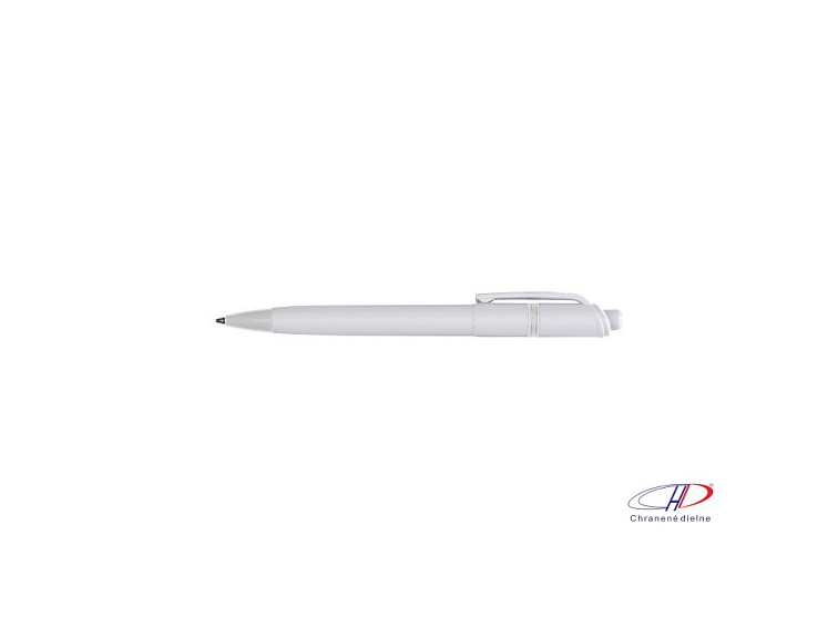 Guľôčkové pero Ducal (modrá náplň) , white