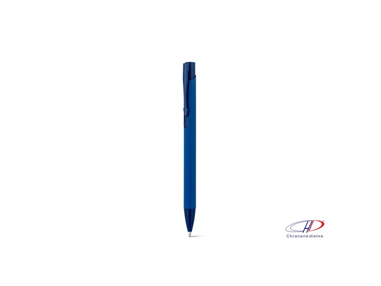 Pero z recyklovaného hliníka s pogumovaným povrchom , Blue