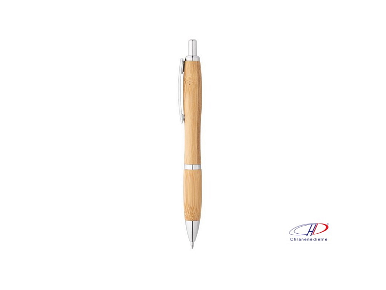 Bambusové guľôčkové pero , natural