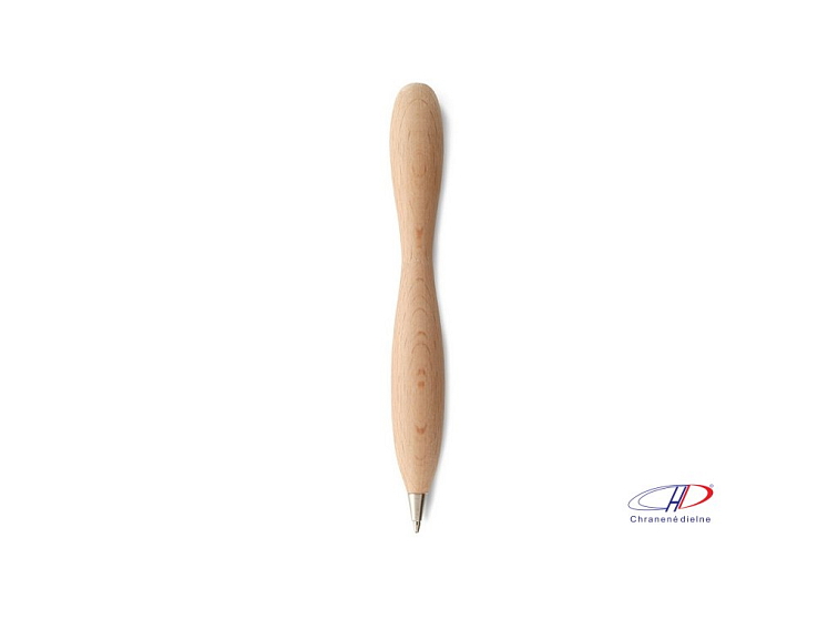 Guľôčkové pero z dreva (čierna náplň) , wood