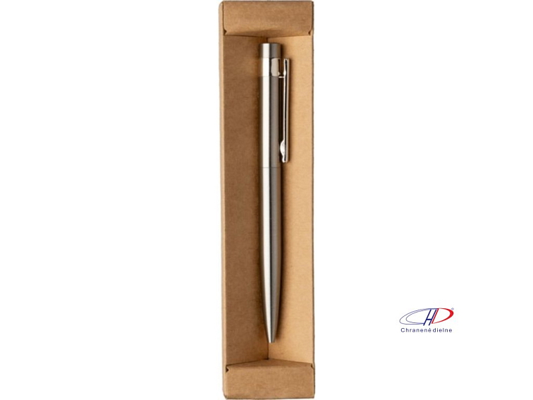 Pero z rec.nerezovej ocele v krabičke , Silver