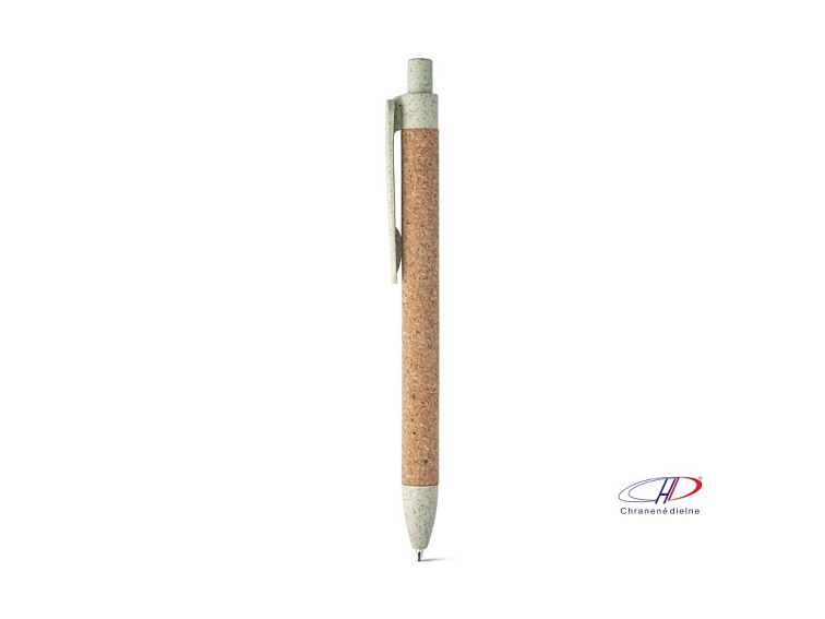 Korkové guľôčkové pero , light green