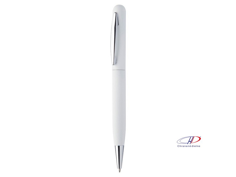 Guľôčkové pero, modrá náplň , white