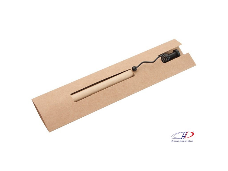 Guľôčkové pero, modrá náplň , black/beige