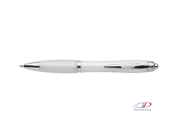 Guľôčkové pero z recyklovaného ABS , white