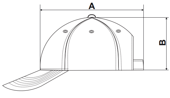 Bavlnená šiltovka 305 6p s LOGOM