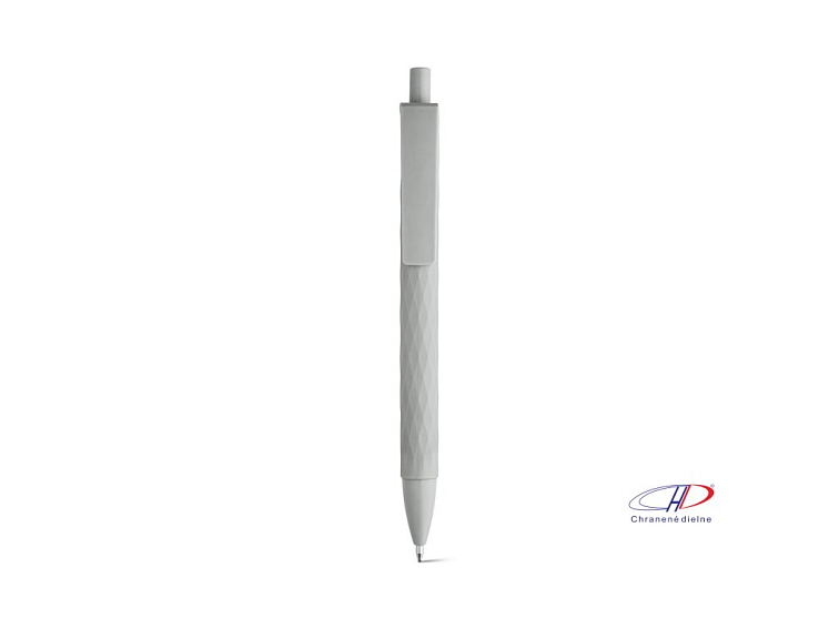 Guľôčkové pero z uhličitanu vápenatého (čierna náplň) , light grey