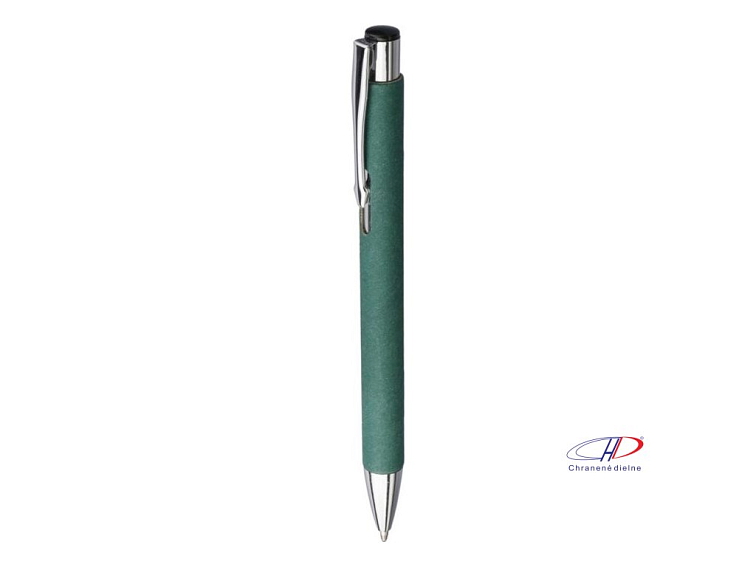 Pero z recyklovaného kartónu Debra (čierna náplň) , Green