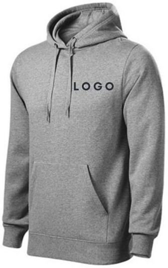 Mikina pánska s kapucou 413 s LOGOM