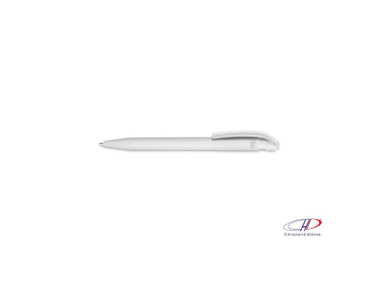 Guľôčkové pero Stilolinea S45 BIO PLA, modrá náplň , white