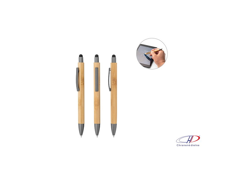 Bambusové pero (čierna náplň) , natural