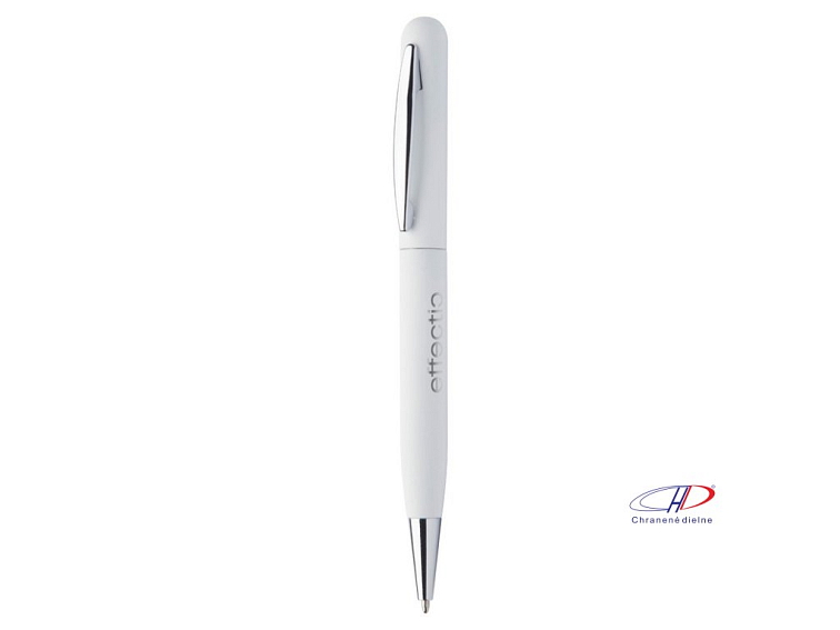 Guľôčkové pero, modrá náplň , white