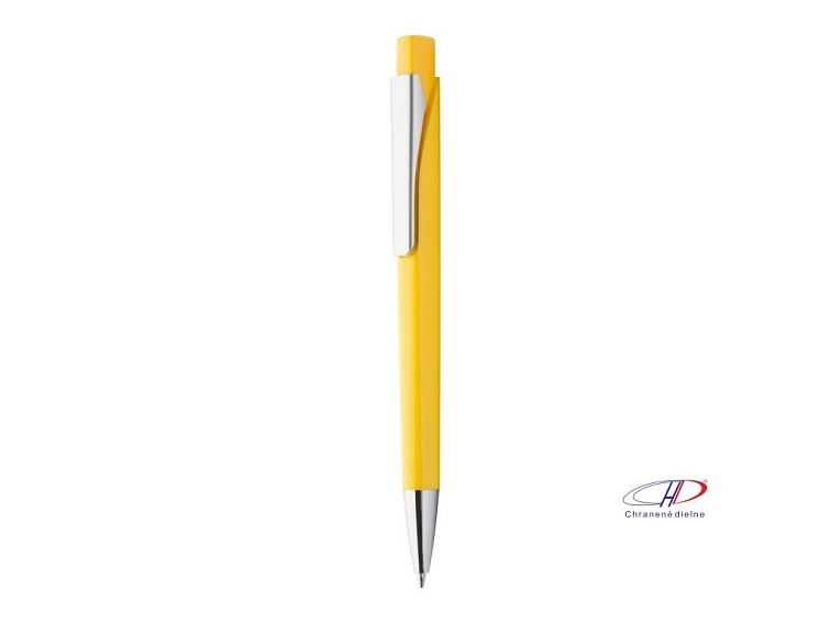 Guľôčkové pero, modrá náplň , white