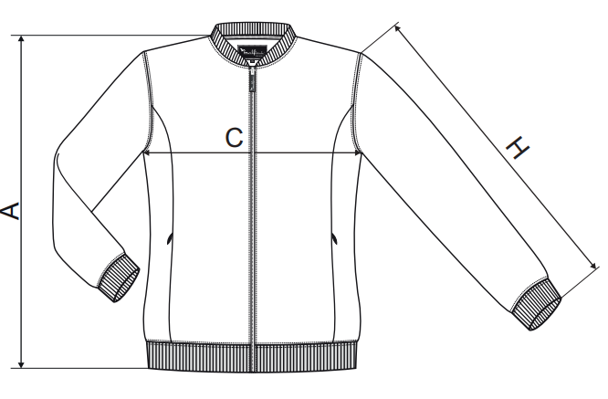 Dámska mikina bomber 454 s LOGOM