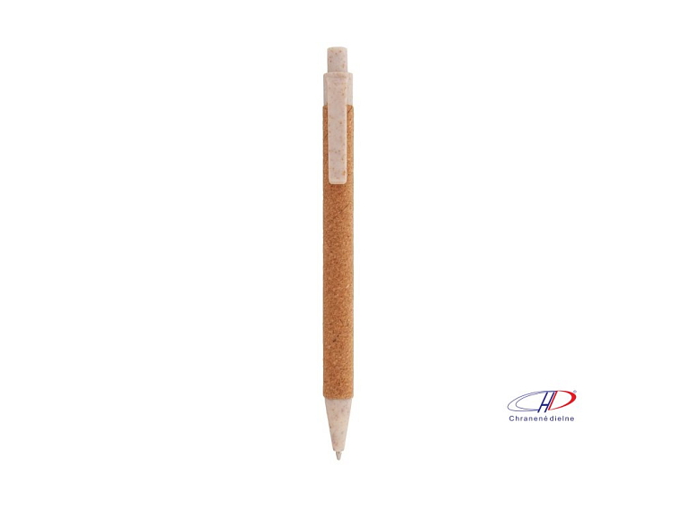Korkové guľôčkové pero , natural