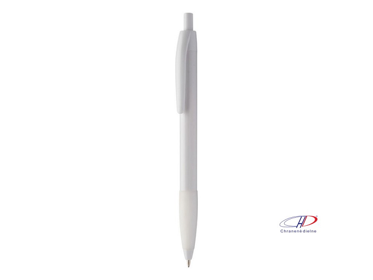 Guľôčkové pero, modrá náplň , white