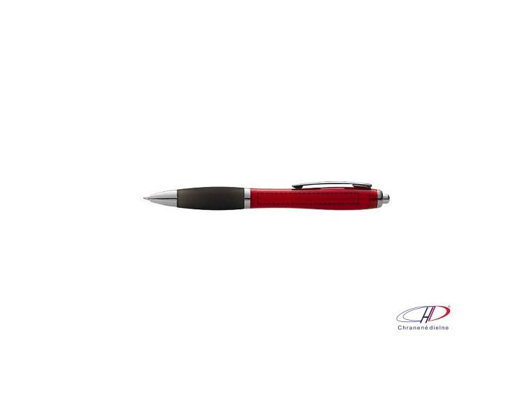 Guľôčkové pero (čierna náplň) , Red,solid black