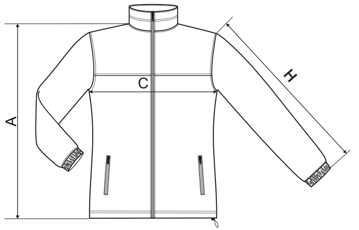 Bunda flisová dámska 504 s LOGOM