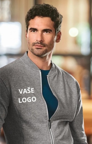 Pánska mikina bomber 453 s LOGOM