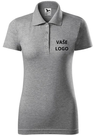 Polokošeľa dámska hladká 223 s LOGOM