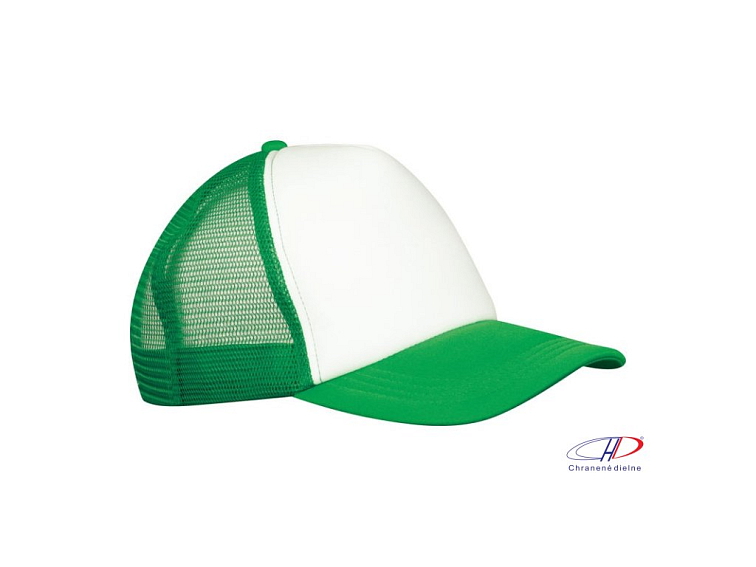 5-panelová trucker šiltovka , Green