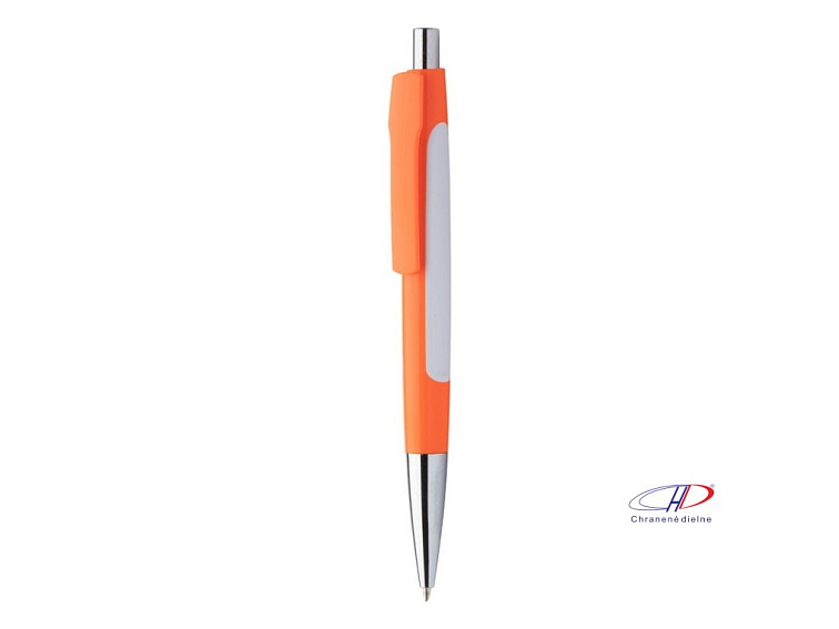 Guľôčkové pero, modrá náplň , Orange