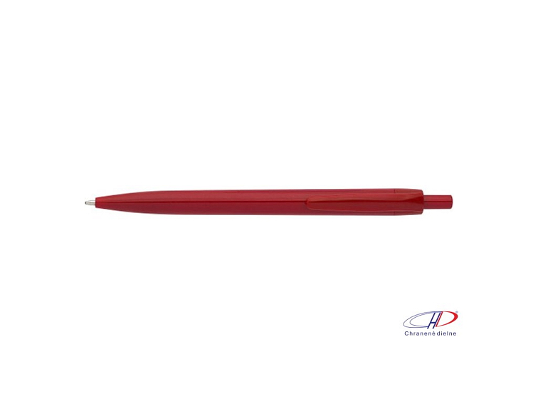 Plastové pero (modrá náplň) , Red
