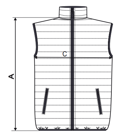 Pánska vesta Everest 553 s LOGOM