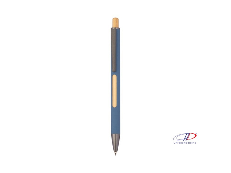 Pero z recyklovaného hliníka s bambusovou vložkou , Blue