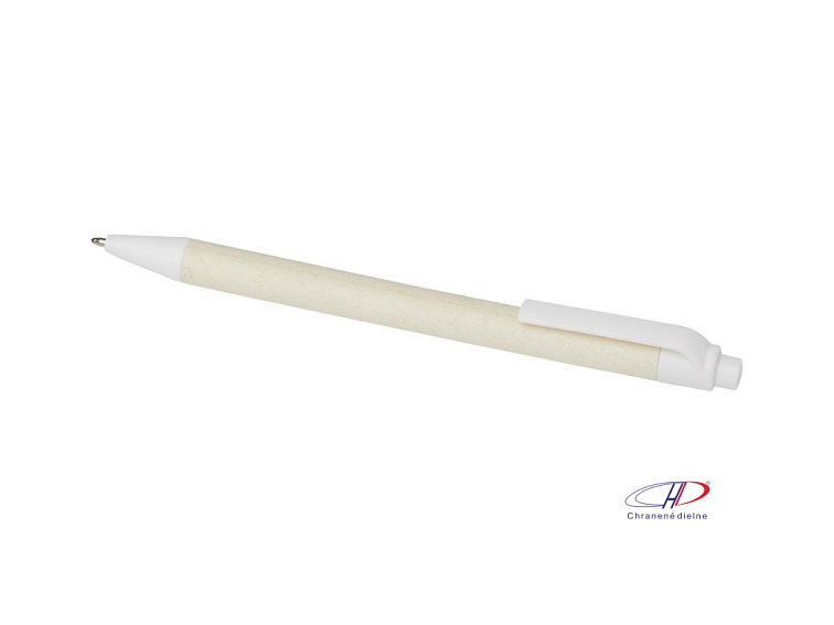 Guľôčkové pero (čierne) z kartónov od mlieka , white