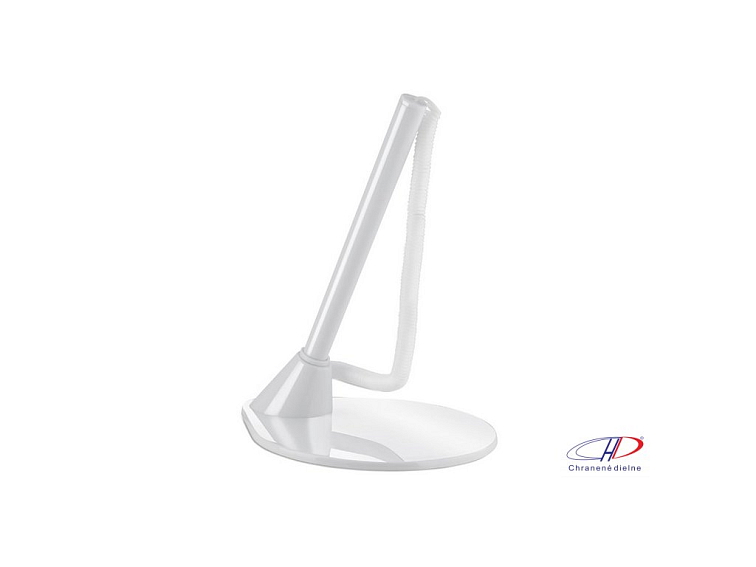 Guľôčkové pero so stojanom (modrá náplň) , white