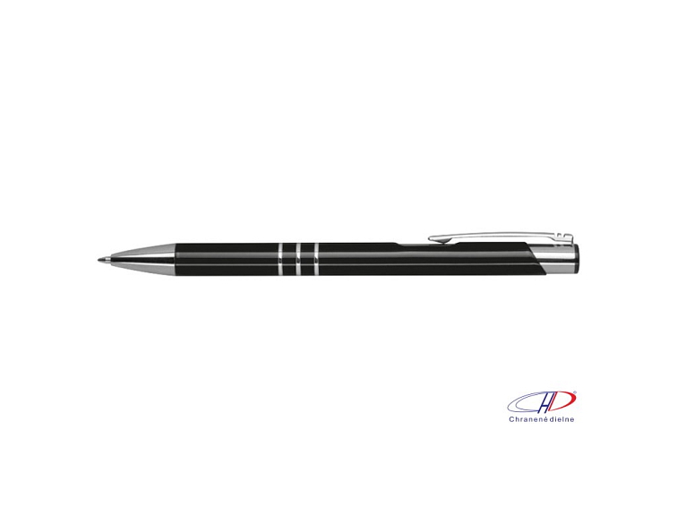 Kovové guľôčkové pero , Black