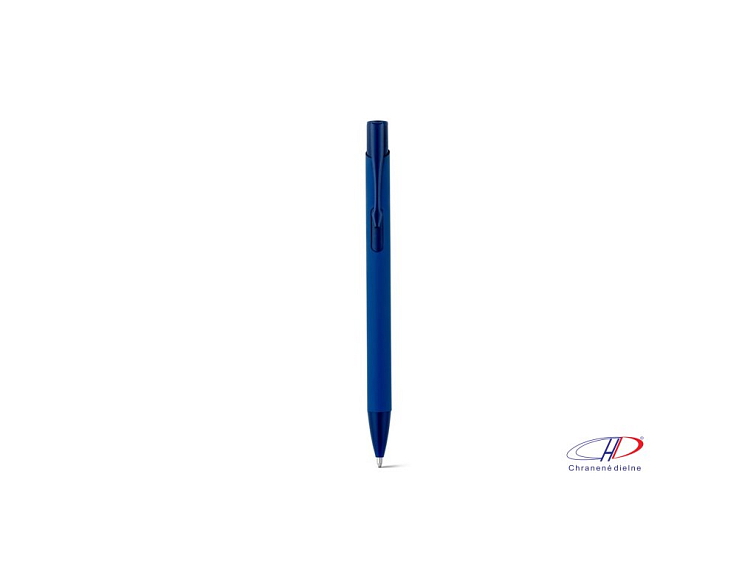 Pero z recyklovaného hliníka s pogumovaným povrchom , Blue