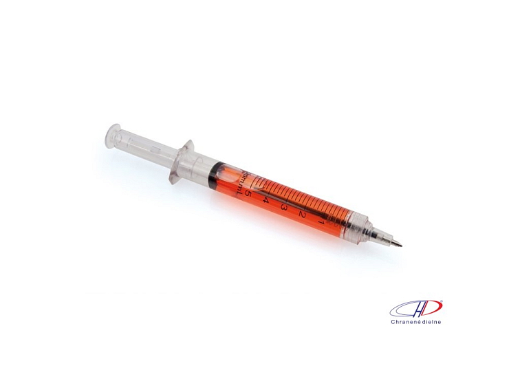 Guľôčkové pero - striekačka , Red