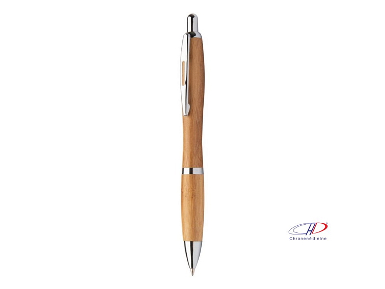 Guľôčkové pero, modrá náplň , natural