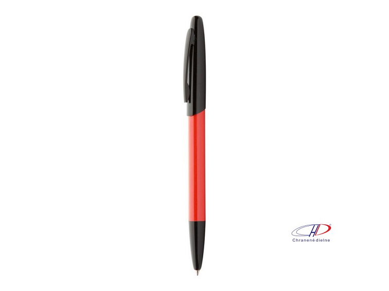 Guľôčkové pero, modrá náplň , orange/black