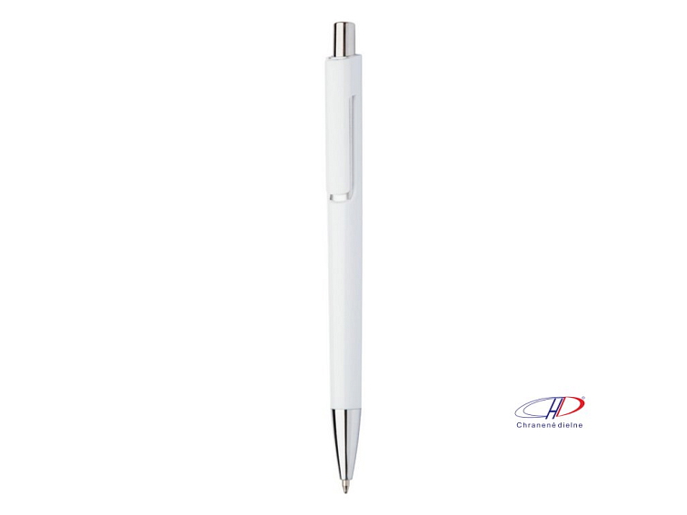 Guľôčkové pero, modrá náplň , white