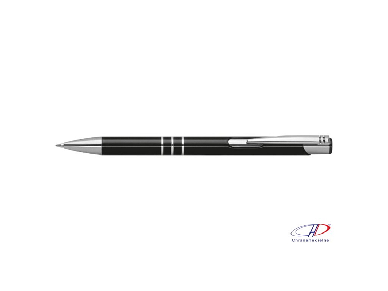 Kovové guľôčkové pero , Black