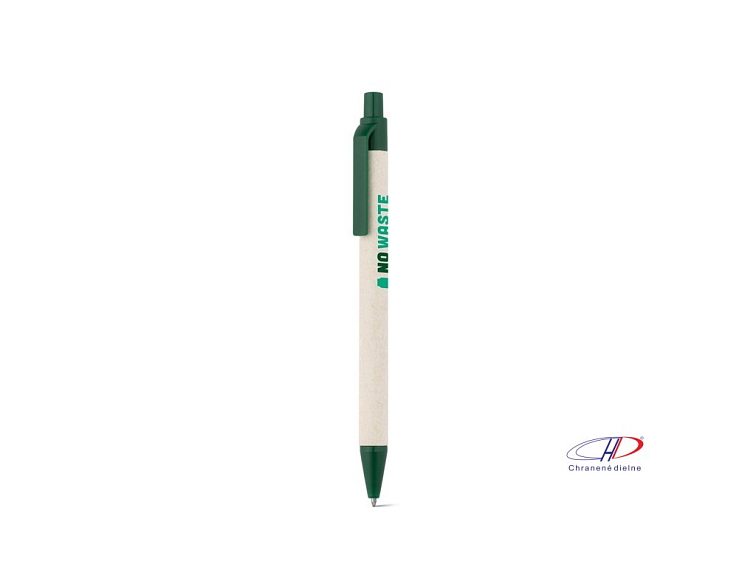 Pero z recyklovaných kartónov od mlieka , dark green