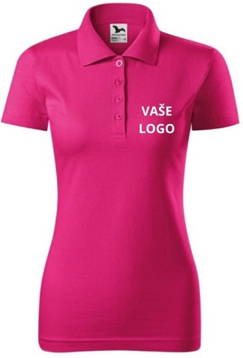 Polokošeľa dámska hladká 223 s LOGOM