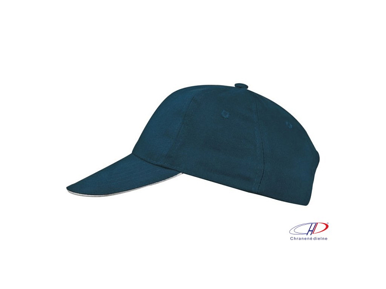 6-panelová šiltovka , petrol