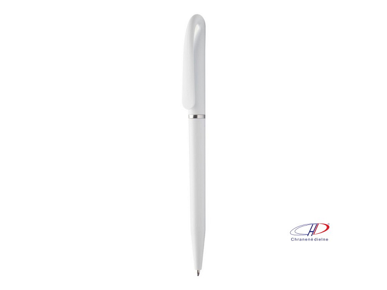 Guľôčkové pero, modrá náplň , white