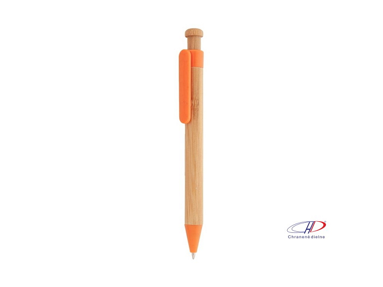 Bambusové guľôčkové pero , natural