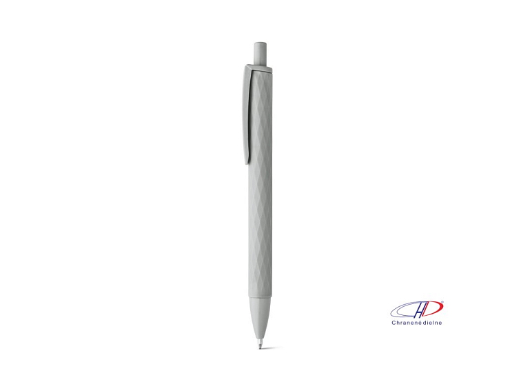 Guľôčkové pero z uhličitanu vápenatého (čierna náplň) , light grey
