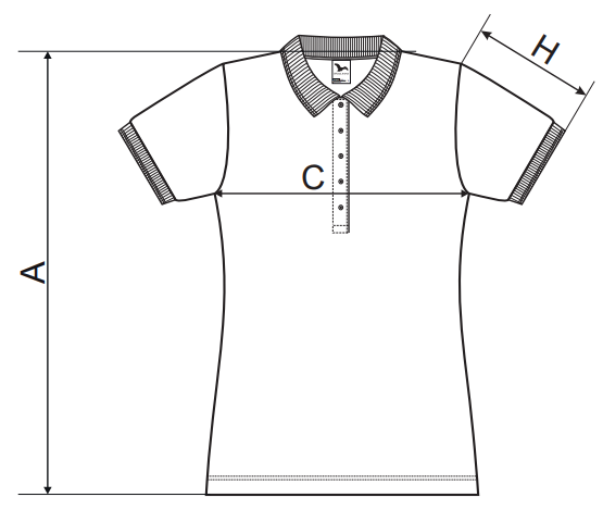 Polokošeľa dámska pique 210 s LOGOM