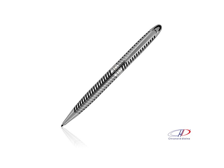 PIERRE CARDIN | Kovové guľôčkové pero s modrou náplňou , Silver