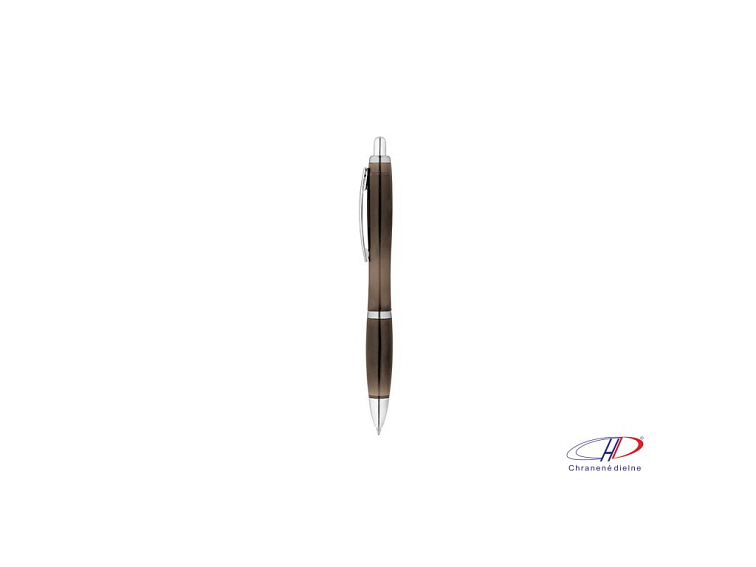 Guľôčkové pero RPET (modrá náplň) , Black