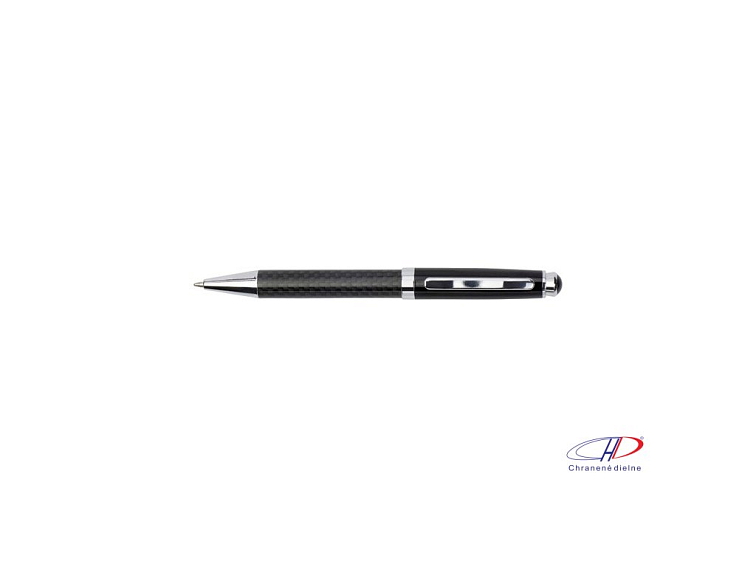 Guľôčkové pero, darčekovo balené (čierna náplň) , Black
