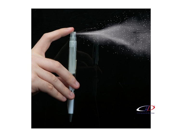 Guľôčkové pero s postrekovačom , white