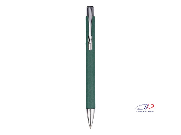 Pero z recyklovaného kartónu Debra (čierna náplň) , Green